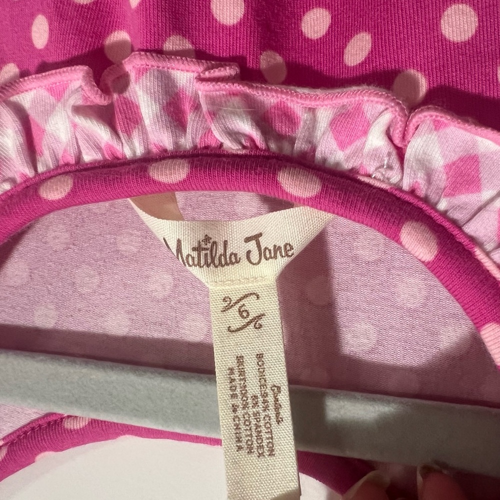 “Matilda Jane” Dot Dot girls dress size 6 Easter Dress ✅ - Picture 5 of 6